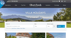 Desktop Screenshot of oliverstravels.com